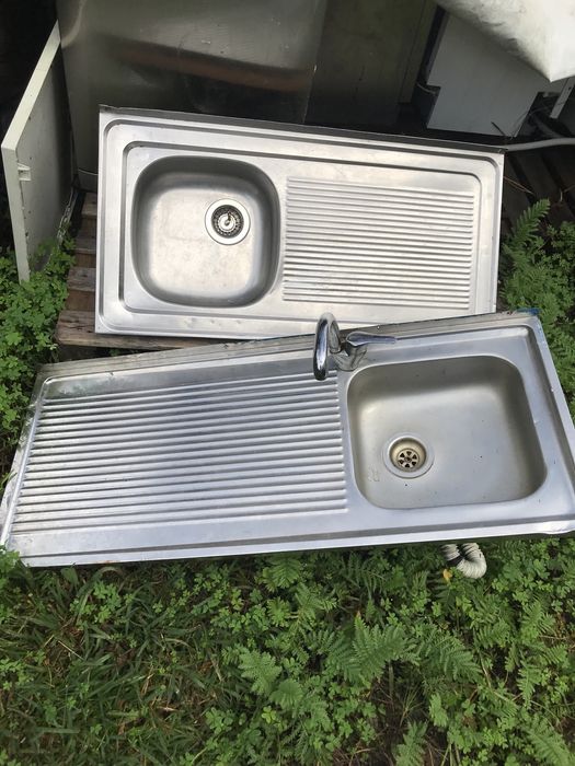 Bancas de cozinha em inox