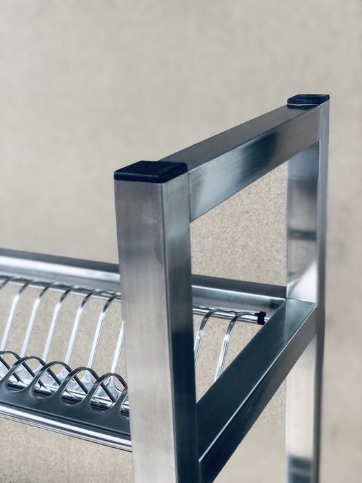 Стелаж сушка для посуду кафе стеллаж ресторан бар нержавійка