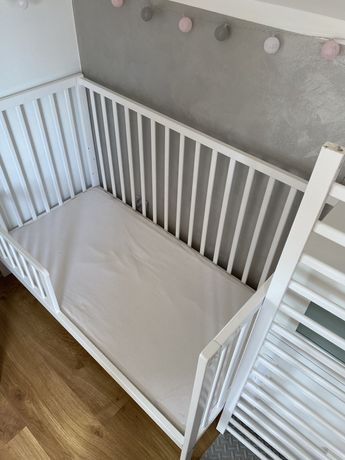 łóżeczko niemowlece z materacem 120x60