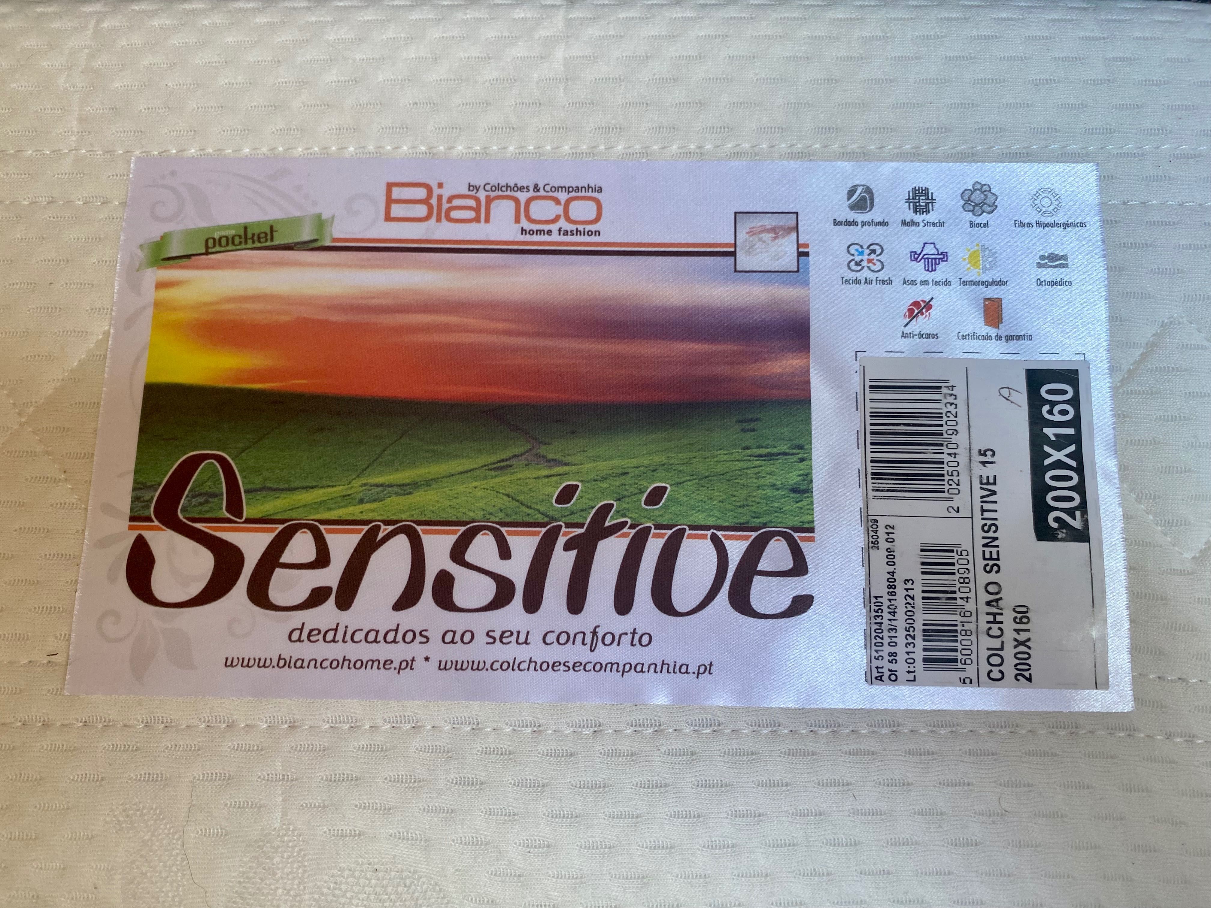 Colchão hybrid Sensitive marca Colchões & Companhia utilizado 1 semana