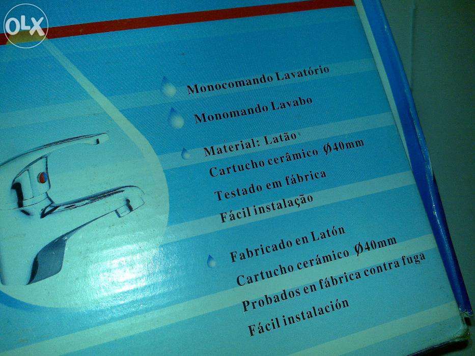 torneira monocomando lavatório (para água quente/fria) nova