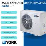 Pompa ciepła YORK 14 KW zasobnik 240 l. nierdzewny z montażem kotłowni