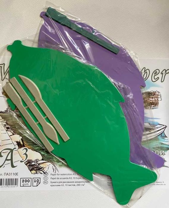 Доска для пластилина А4 А5 фигурная