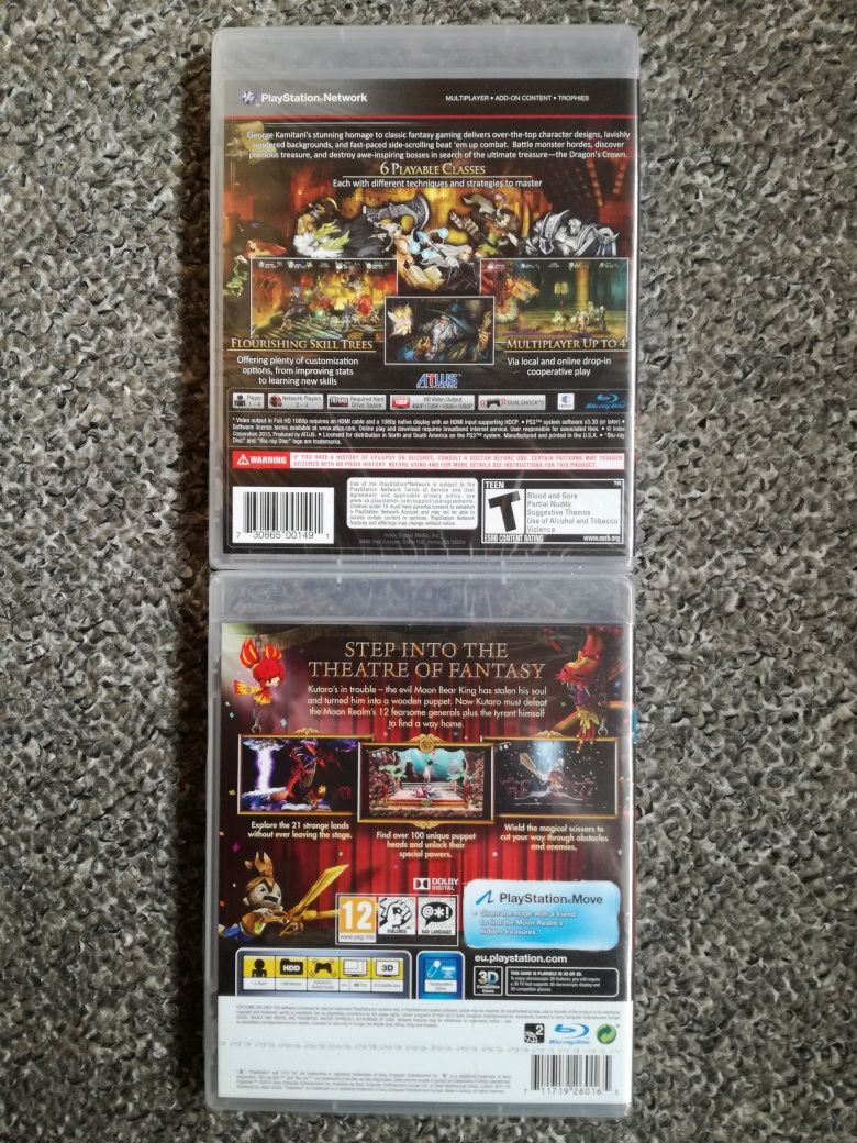 Puppeteer PS3 + Dragon's Crown PS3 / Nowe