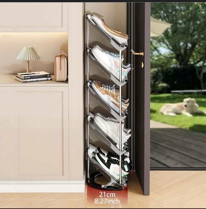 Прозора полиця для взуття. Легкий розкішний органайзер для взуття.