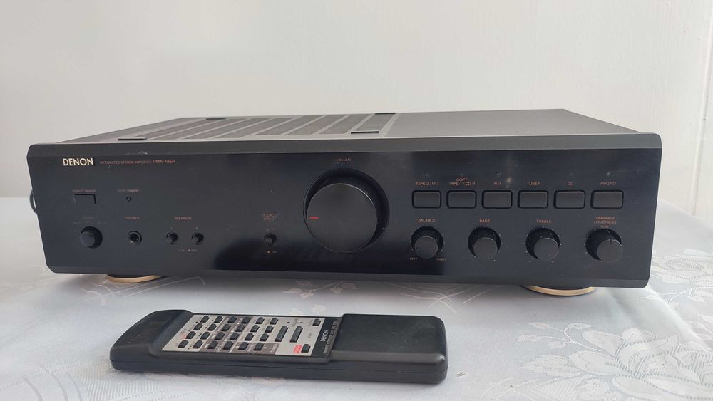 Wzmacniacz DENON 495R z pilotem (posiadam od 2005 roku)