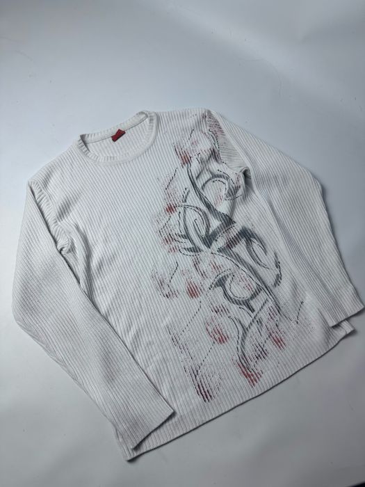 Авангард y2k светр, трайбл, archive, avantgarde