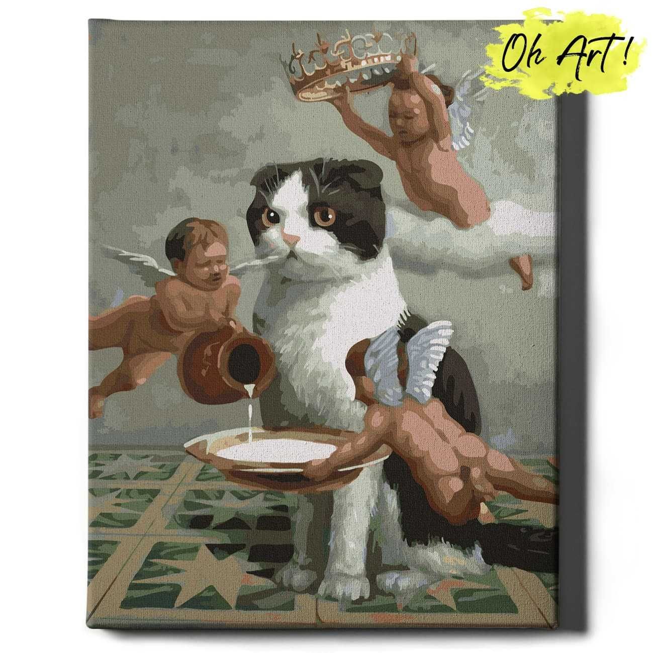 Malowanie po numerach, 40x50 cm - Raj dla kota / Oh-Art