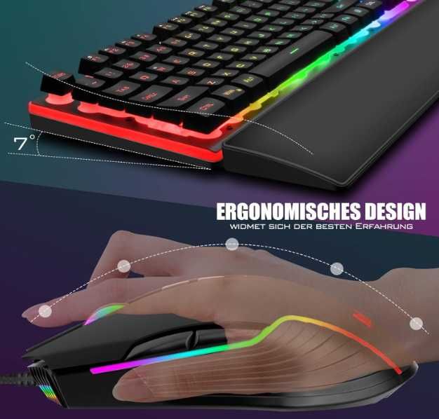 RedThunder K10 zestaw gamingowy klawiatura i mysz
