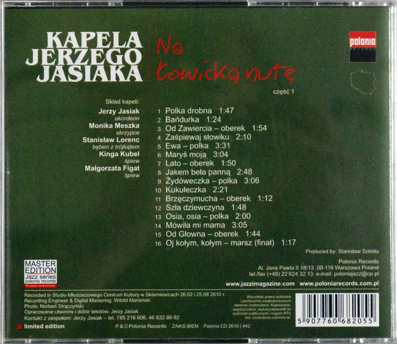 (CD) Kapela Jerzego Jasiaka - Na Łowicką Nutę