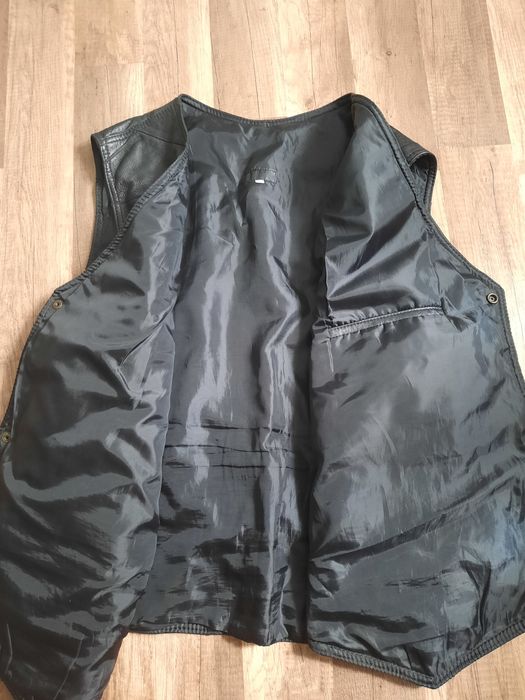 Kamizelka skórzana męska rozm.XXXL