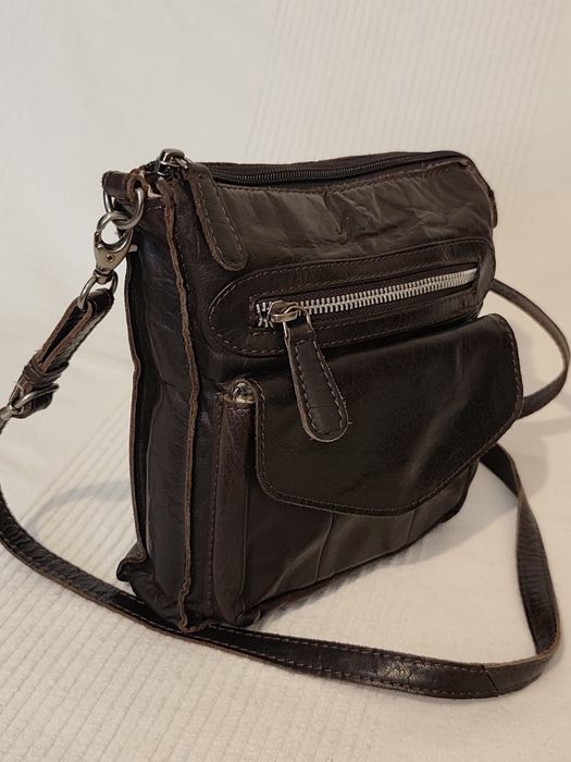 Skórzana torebka listonoszka męska House Of Janic Carlo