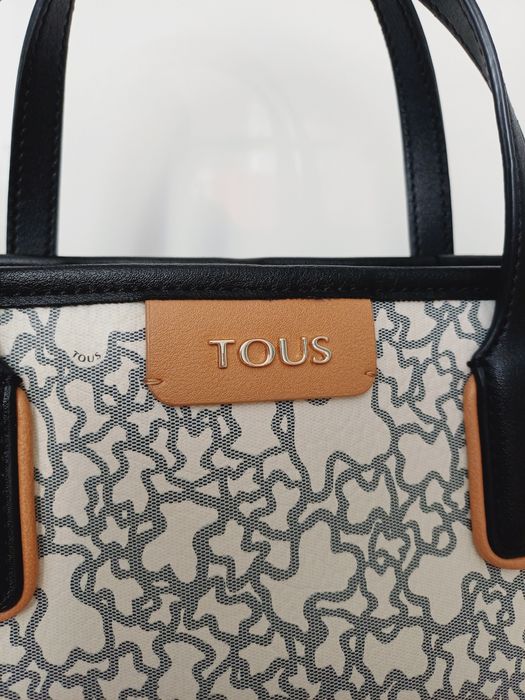 TOUS KAOS MINI torebka średniej wielkości kremowa crossbody do ręki