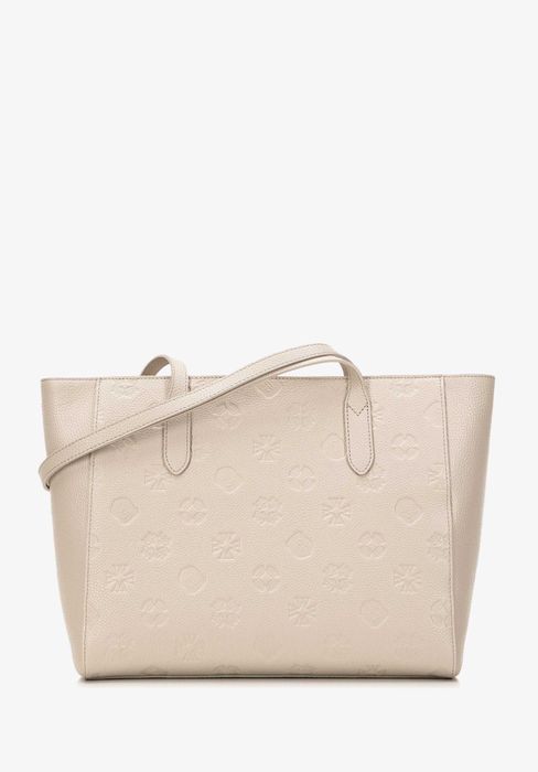 WITTCHEN Luksusowa Shopperka torebka skóra monogram kremowa 800 zł