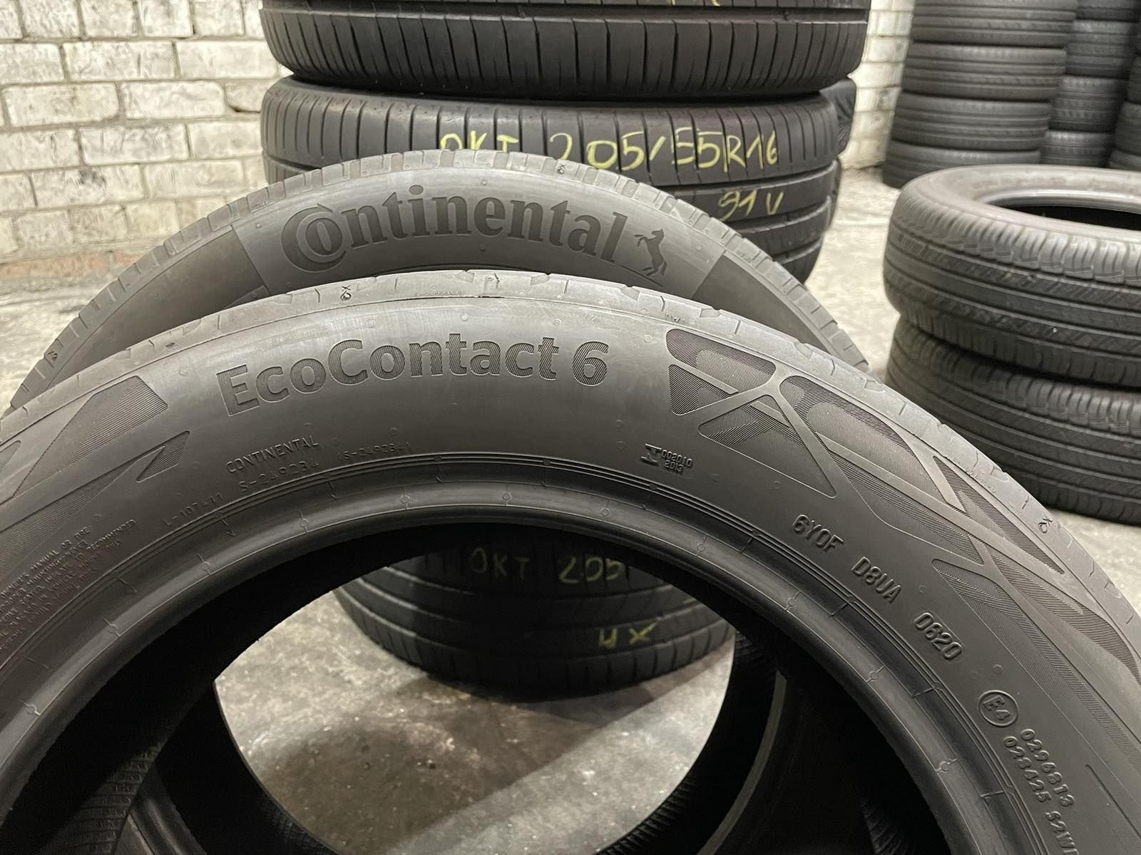 205/55 R16 Continental EcoContact 6 (Літні автошини б\у) Склад-Київ