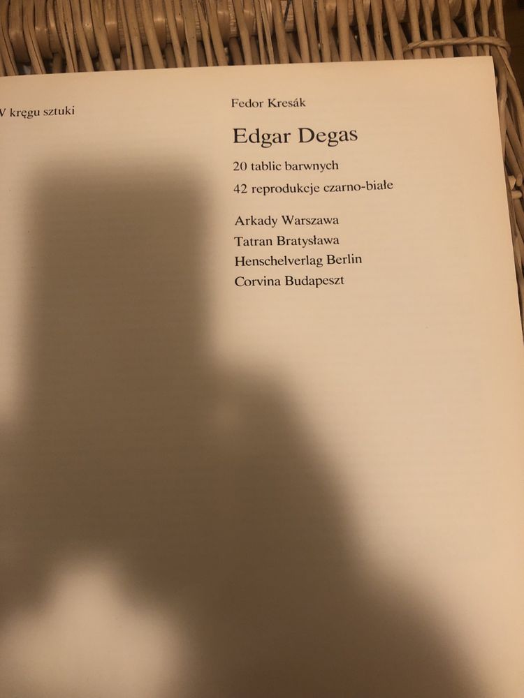 Edgar Degas autor Feder Kresak