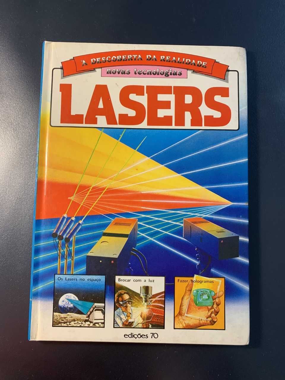 Livro "Lasers" da Edições 70, Nº12, 1984