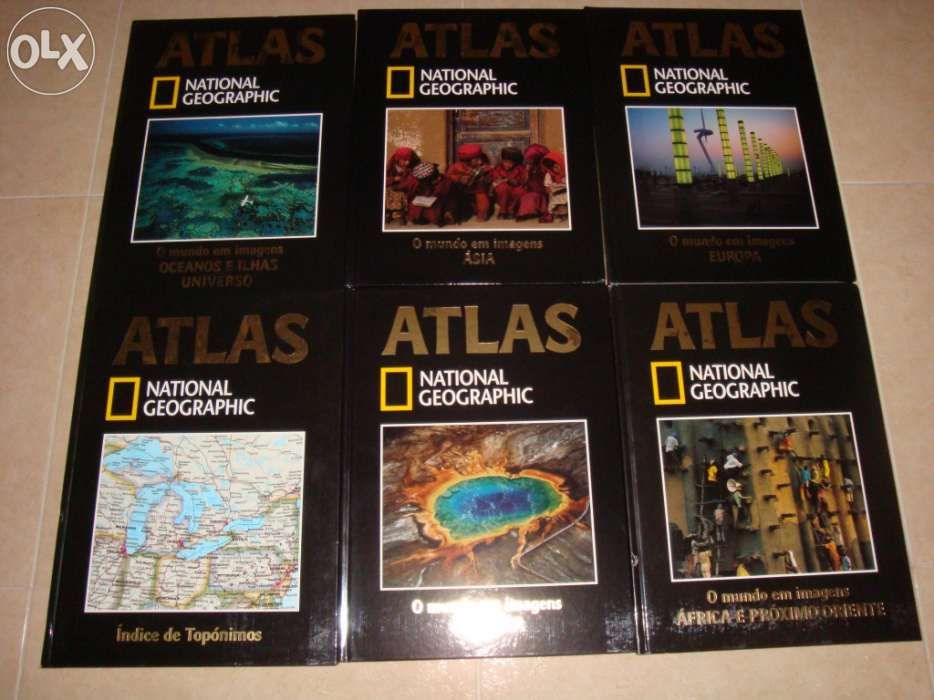 Atlas National Geographic estado novo 24 livros