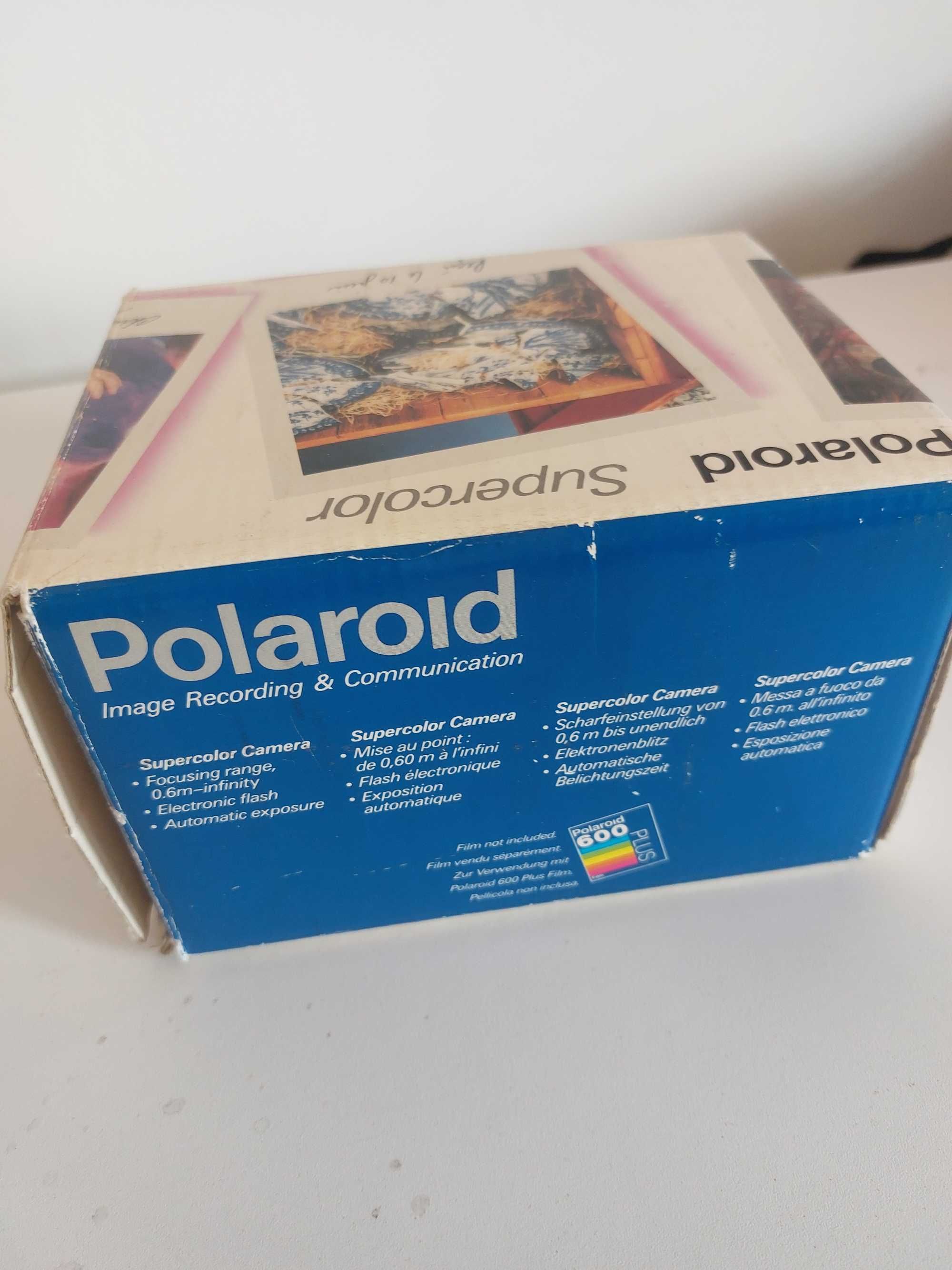 Máquina Fotográfica Polaroid Supercolor 635CL com caixa (como nova)