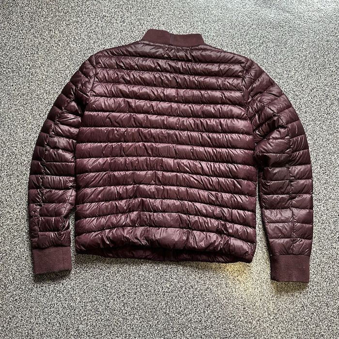 Оригинальный микропуховик Ralph Lauren Burgundy бомбер бордовый M