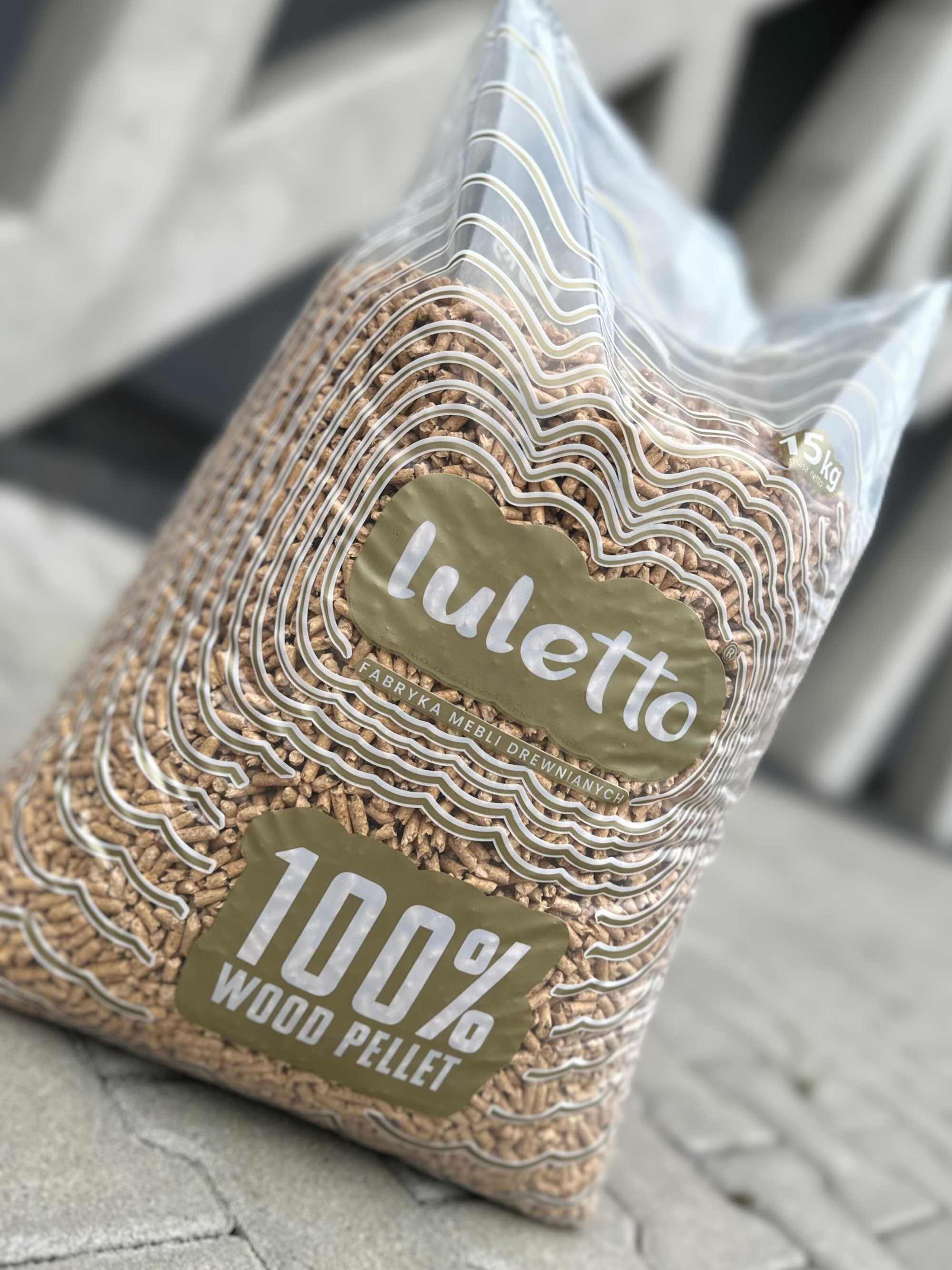 Pellet Luletto najlepszy z najlepszych 100% sosna jakość PREMIUM