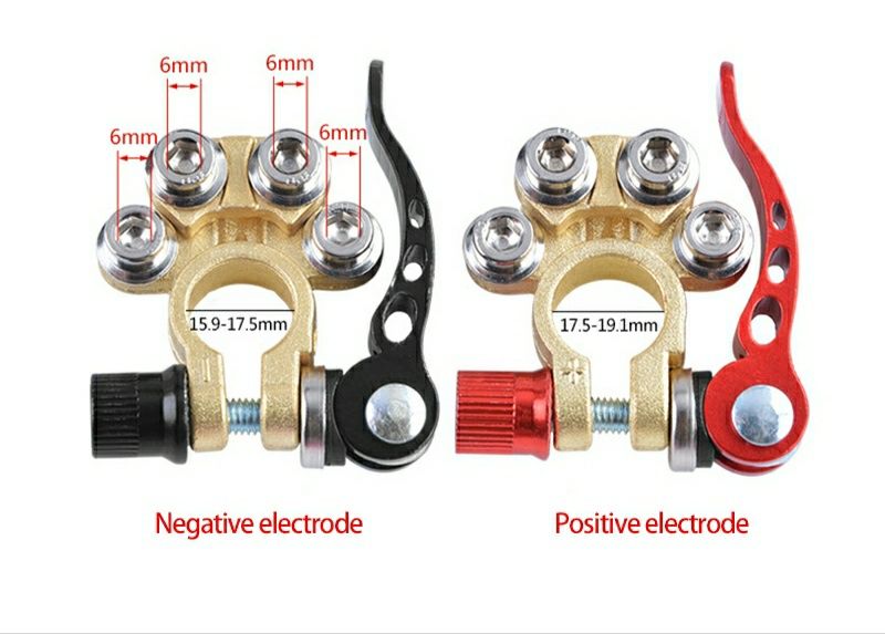 Клеммы аккумулятора быстросъёмные
