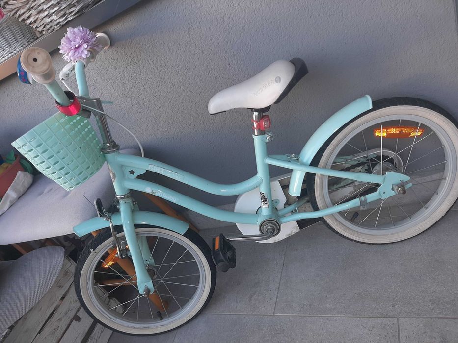 Rower miętowy dla dziewczynki 16 cali
