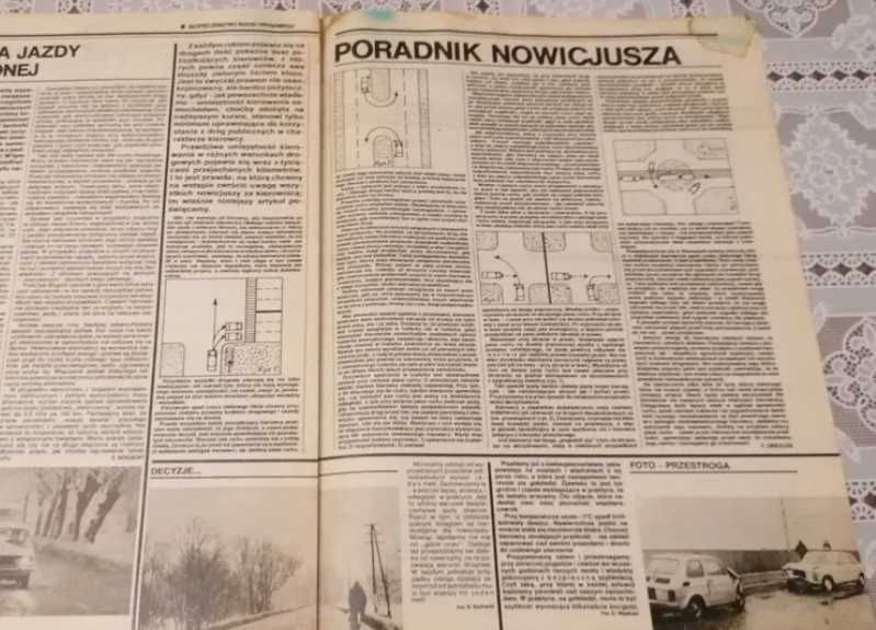Gazeta MOTOR nr 10 1981 maluch polmozbyt Trabant 601 fiat 125p Mazda