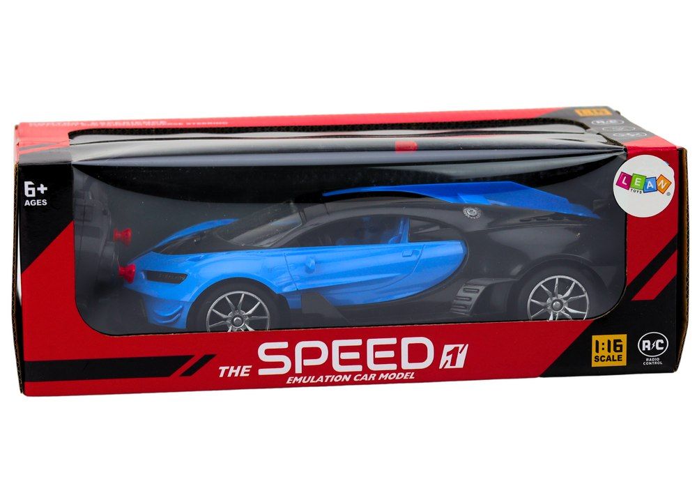 Samochód Sportowy Zdalnie Sterowany Auto RC Niebieski1:16