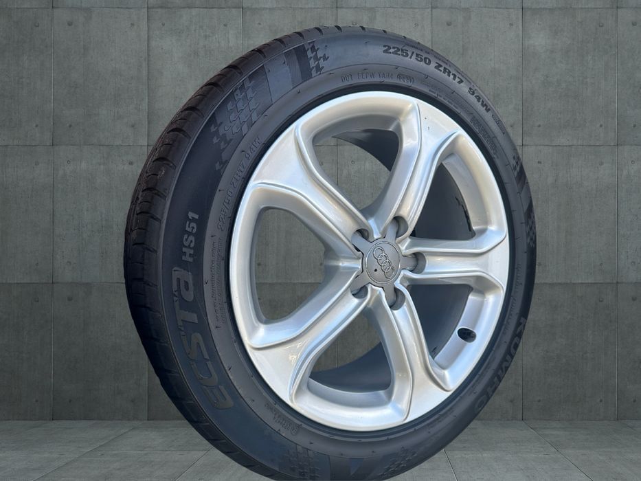 Koła felgi Audi 5x112 r17 opony letnie 225/50R17 Kumho Ecsta HS51