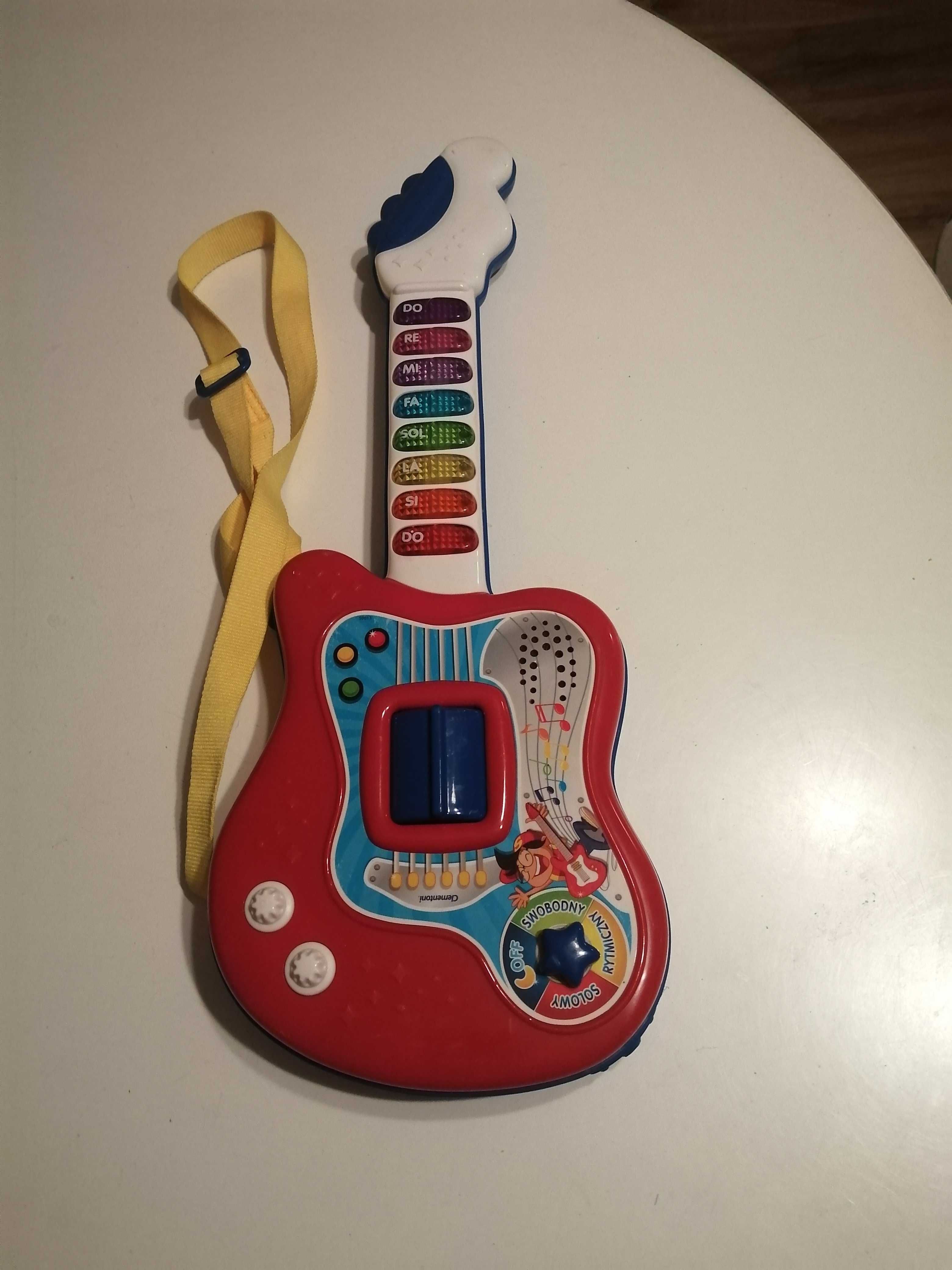 Gitara, gitara dla dziecka, moja pierwsza gitara Clementoni