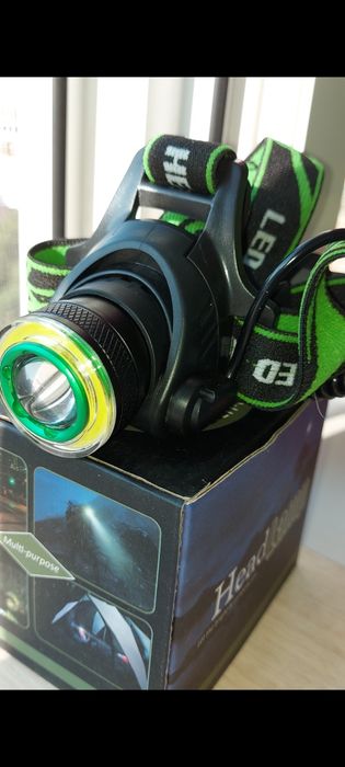 Фонарь налобный на аккумах 18650