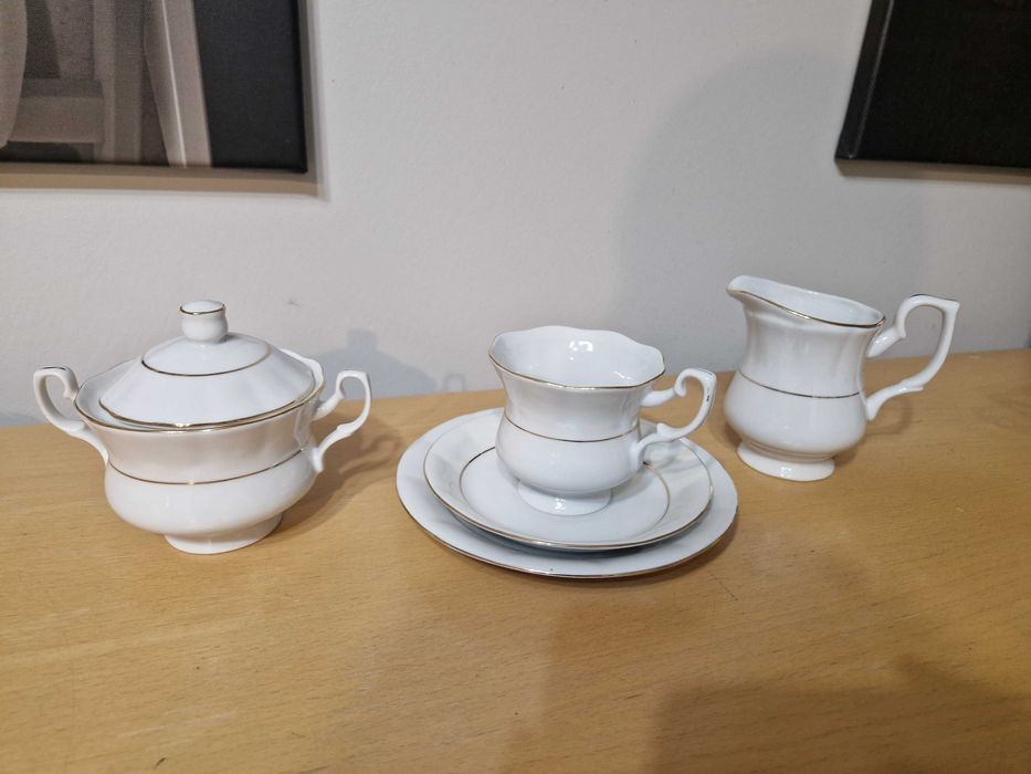 Porcelana Chodzież zestaw kawowy 6 osobowy