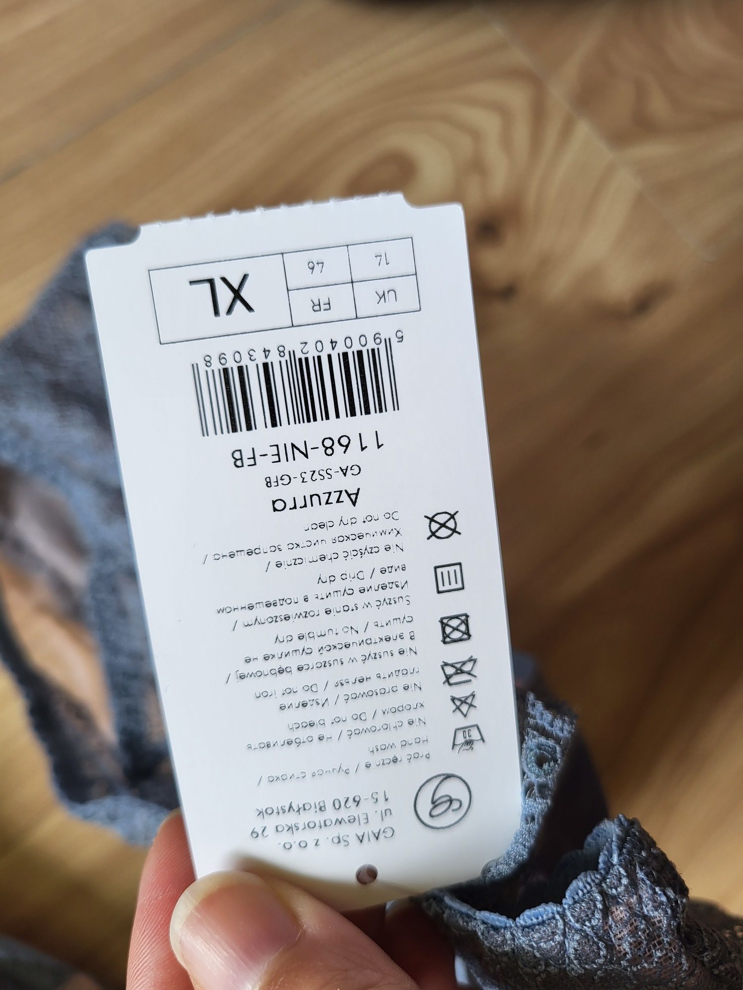 Gaia Azzurra komplet bielizny nowy z metkami 85E XL
