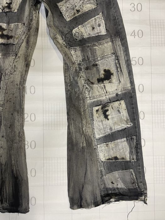 КАСТОМНЫЕ опиум джинсы сшитые вручную opium type flared