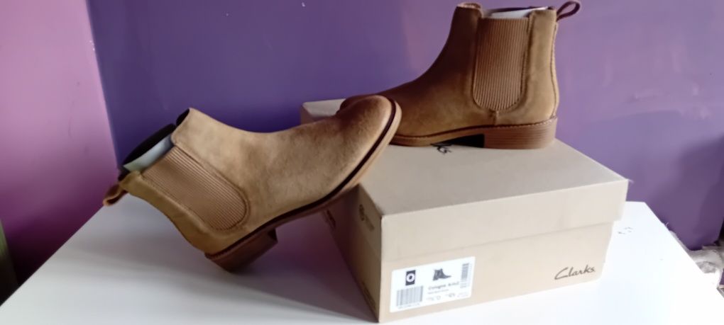 Clarks sztyblety damskie 41,5