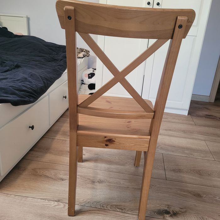 Krzesło ikea ingolf brązowe