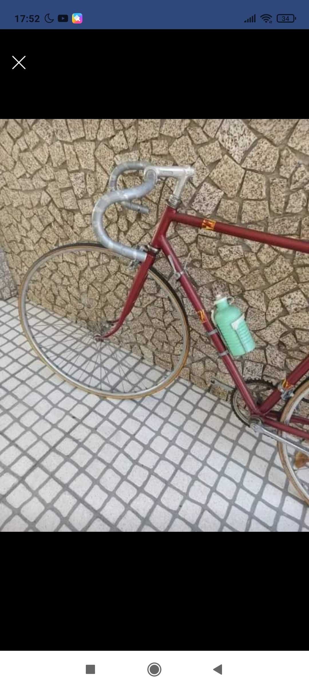 Bicicleta vintage completamente restaurada