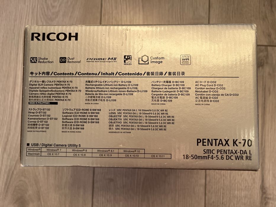 Професійний фотоапарат Pentax k 70 (black) 18-50 re kit