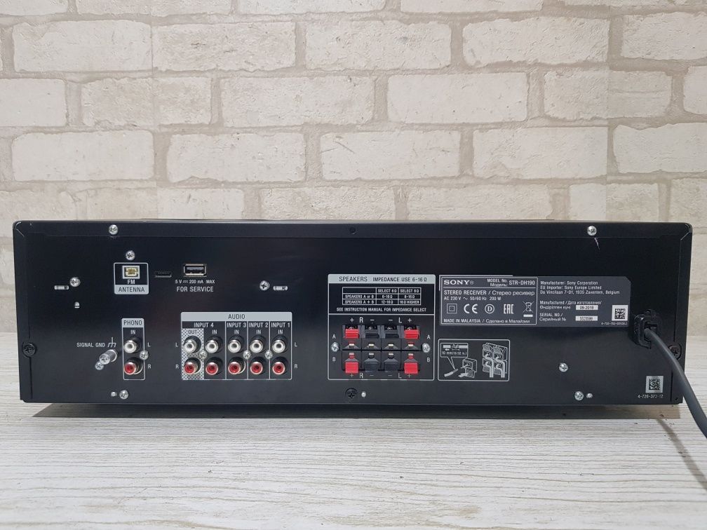 AV ресивер Sony STR-DH 190 2х90Вт Bluetooth б/у з Німеччини