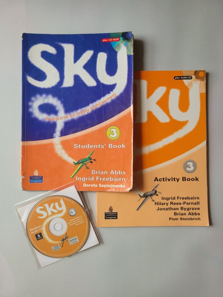 Sky 3: Student's Book + Activity Book, Longman +CD