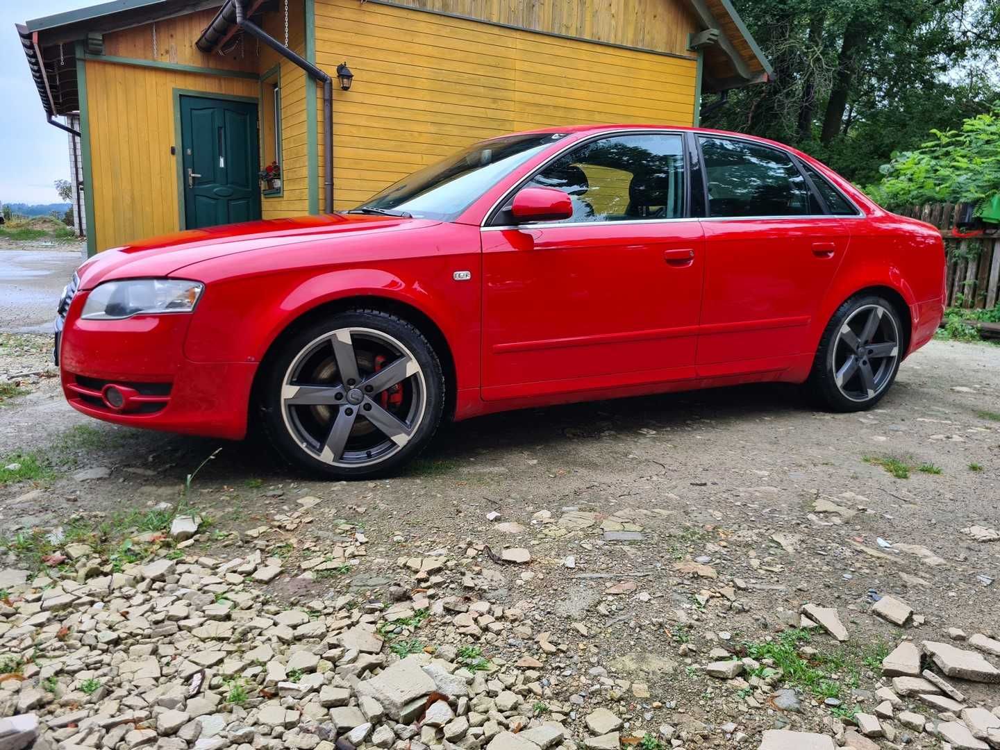 Drzwi Audi A4 B7 LY3J Sedan Kombi Czerwone Przód / Tył Lewe Prawe