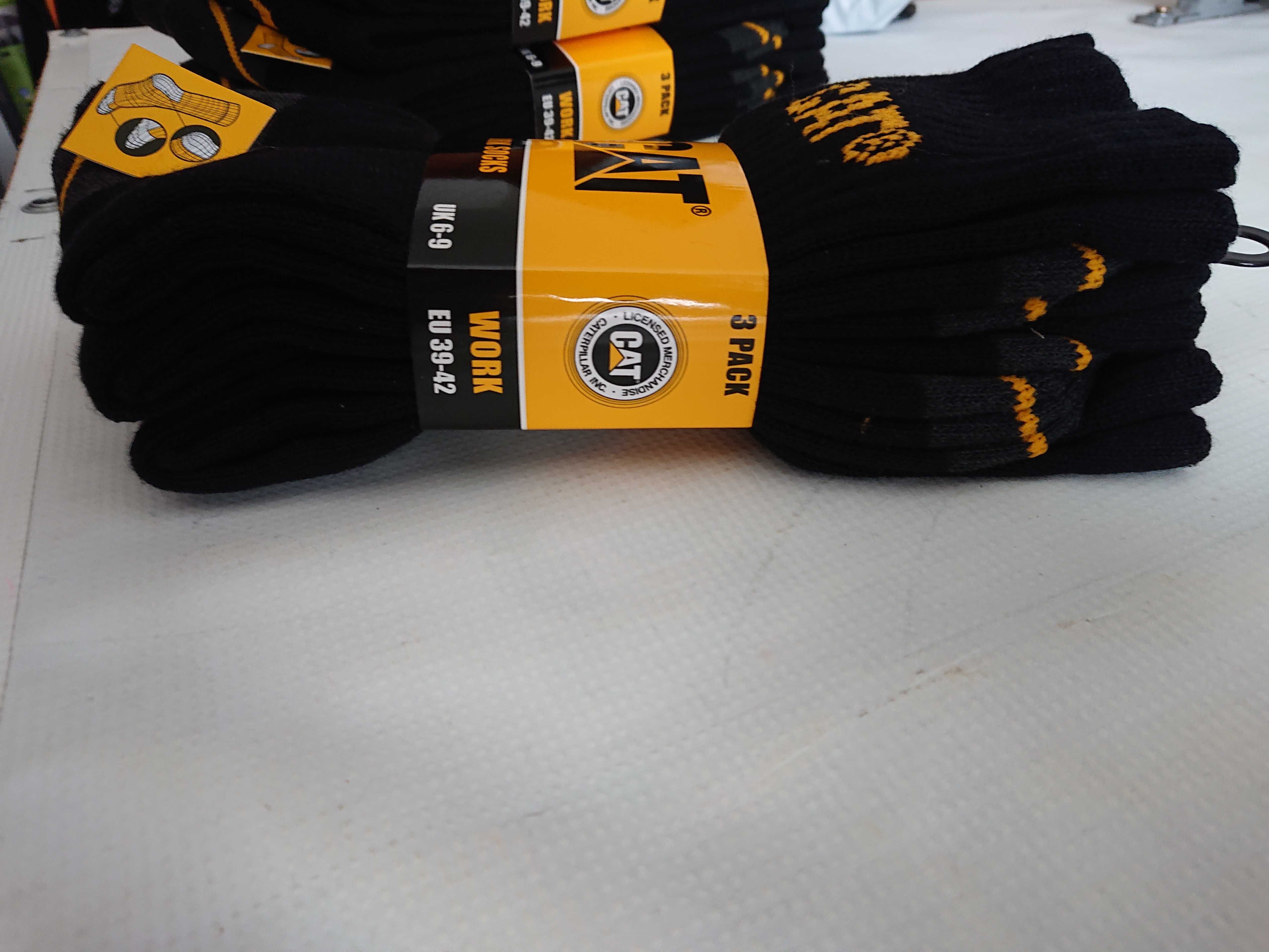 Skarpety CAT Caterpillar wysokie 10 paczek MOCNE 3 PAK roz. 39-42