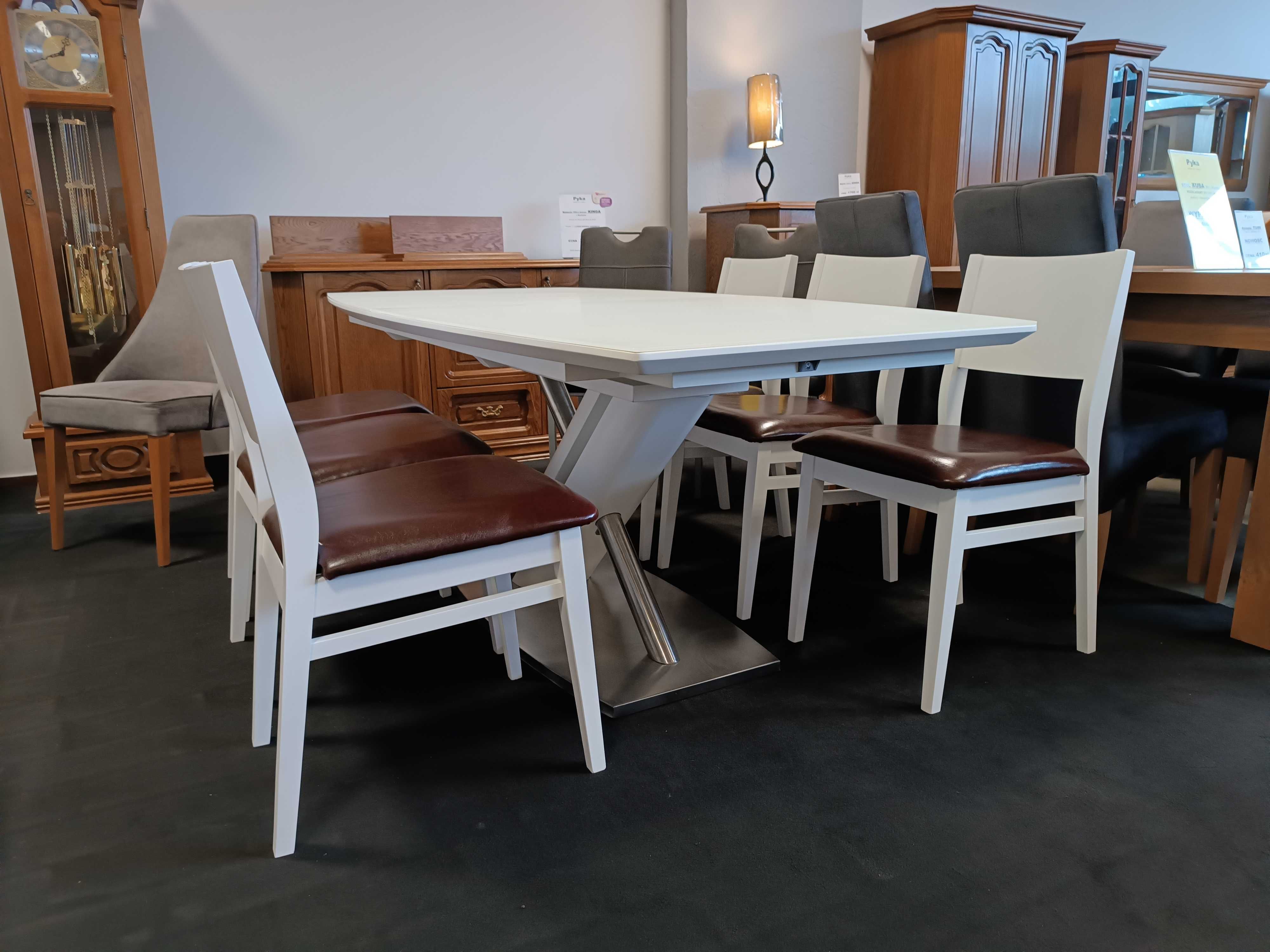 Nowy Stół ZOYA 180cm, BIAŁY , Rozkładany do 230cm, -50% - Meble Pyka