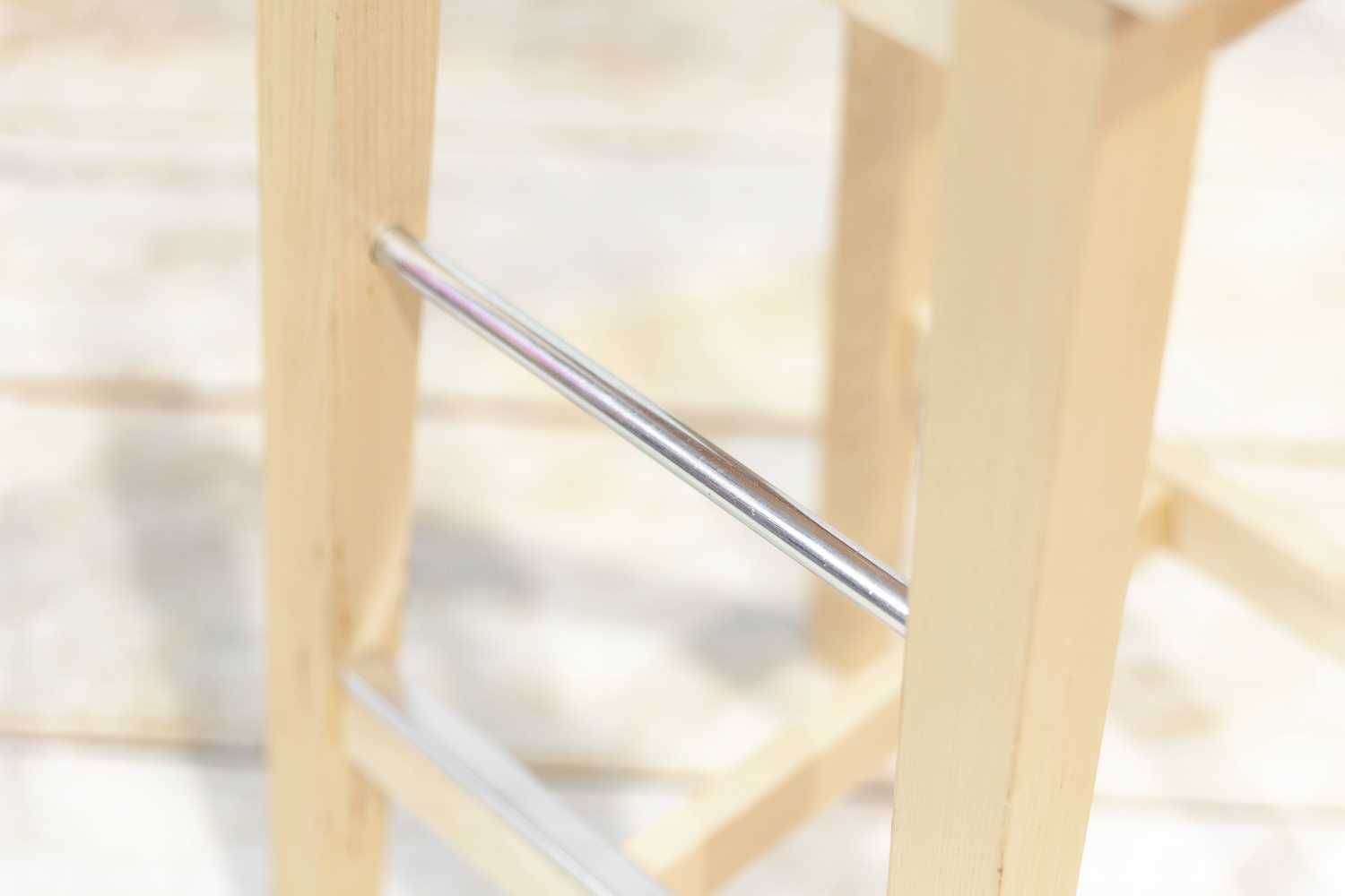 Krzesło drewniane taboret barowy IKEA NILSOLLE