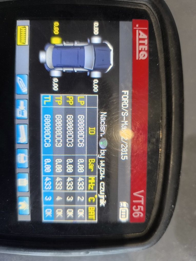 Czujniki ciśnienia tpms ford s max 2
