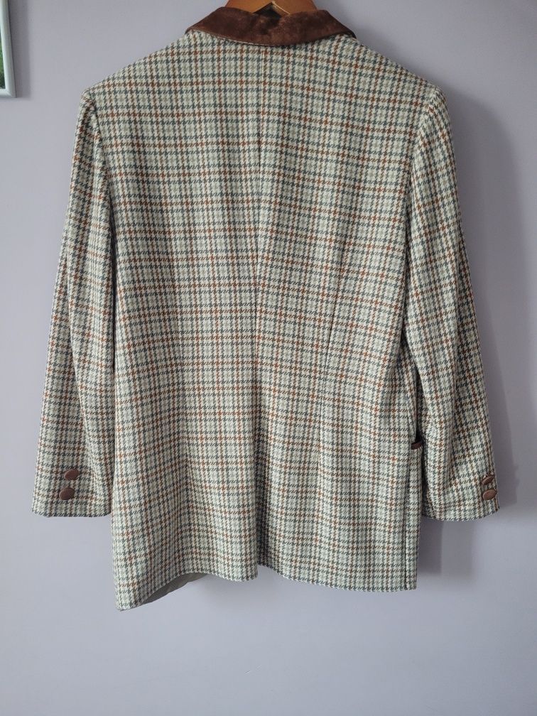 Marynarka wełniana oversize rozmiar 36