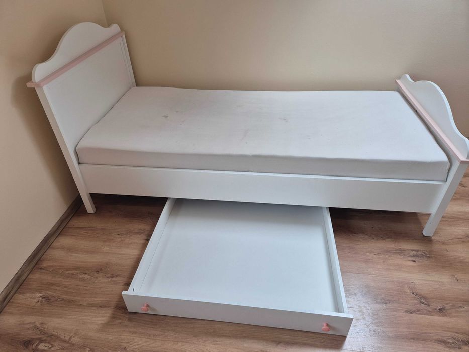 Meble dla dziewczynki sypialnia LUNA 7 elementow  (komplet mebli dla d