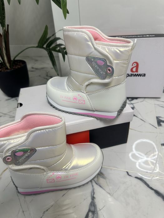 Зимові утеплені чоботи термо apawwa 27 28 29 30 31 32