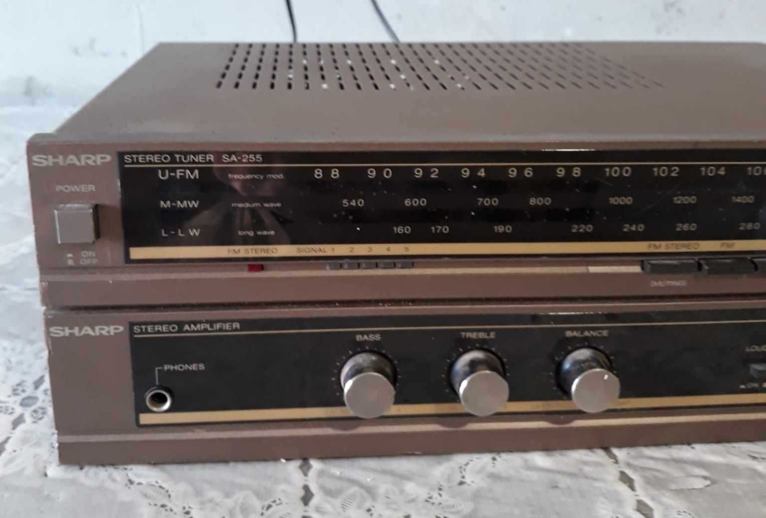 Amplituner Sharp SA 255 uszkodzony